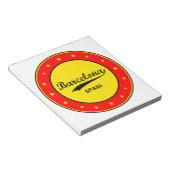 Barcelona, Spain, circle Notitieblok (Schuin)
