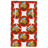 Barcelona, Spain, circle, red Klein Cadeauzakje (Voorkant)