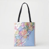  Barcelona Spain City Map Tote Bag (Voorkant)