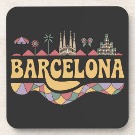 Barcelona Spain Europe Bier Onderzetter