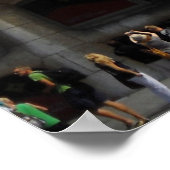 Barcelona Spain Gaudi Building Poster (Hoek)