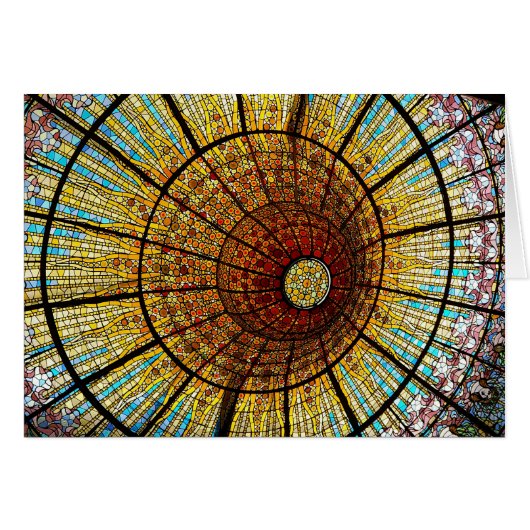 Barcelona Spain Palau de la Musica Catalana Foto (Voorkant Horizontaal)