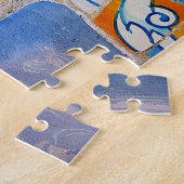 Barcelona Spain Parc Guell Travel Foto Legpuzzel (Zijkant)