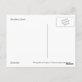 Barcelona Spain Post Card Briefkaart (Achterkant)