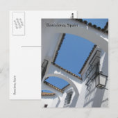 Barcelona Spain Post Card Briefkaart (Voorkant / Achterkant)