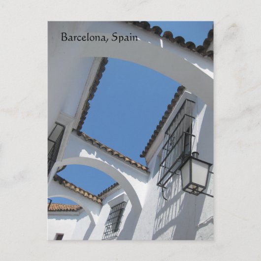 Barcelona Spain Post Card Briefkaart (Voorkant)