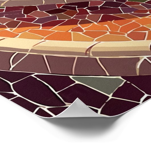 Barcelona Spain Poster (Hoek)