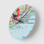 Barcelona, Spain Ronde Klok (Hoek)