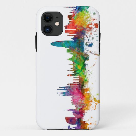 Barcelona Spain Skyline Case-Mate iPhone Case (Achterkant)