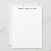 Barcelona Spain Skyline Invitation Kaart (Achterkant)