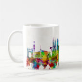 Barcelona Spain Skyline Koffiemok (Links)