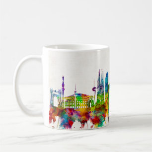 Barcelona Spain Skyline Koffiemok