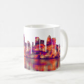 Barcelona Spain Skyline Koffiemok (Voorkant rechts)
