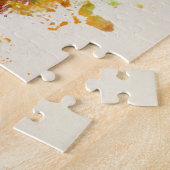 Barcelona Spain Skyline Legpuzzel (Zijkant)