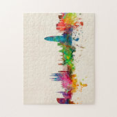 Barcelona Spain Skyline Legpuzzel (Verticaal)