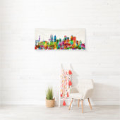 Barcelona Spain Skyline Spandoek (Insitu)