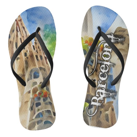 Barcelona, Spain Teenslippers (Voetbed)