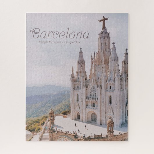 Barcelona Spain Temple Expiatori del Sagrat Cor Legpuzzel (Verticaal)