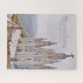 Barcelona Spain Temple Expiatori del Sagrat Cor Legpuzzel (Horizontaal)