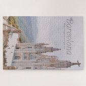 Barcelona Spain Temple Expiatori del Sagrat Cor Legpuzzel (Horizontaal)