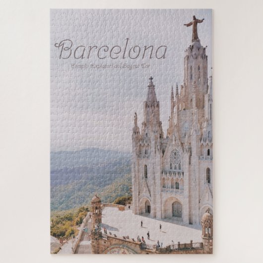 Barcelona Spain Temple Expiatori del Sagrat Cor Legpuzzel (Verticaal)