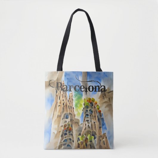 Barcelona, Spain Tote Bag (Voorkant)
