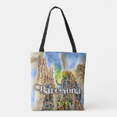 Barcelona, Spain Tote Bag (Achterkant)