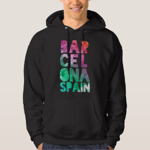 Barcelona Spain Travel Souvenir Gift Hoodie