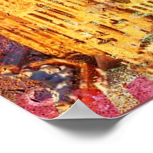 Barcelona, Spain, Vintage poster (Hoek)