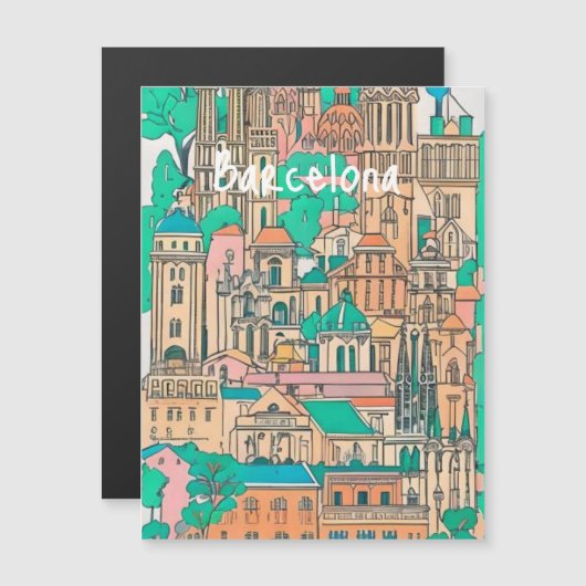 Barcelona Spanje (Voorkant / Achterkant)