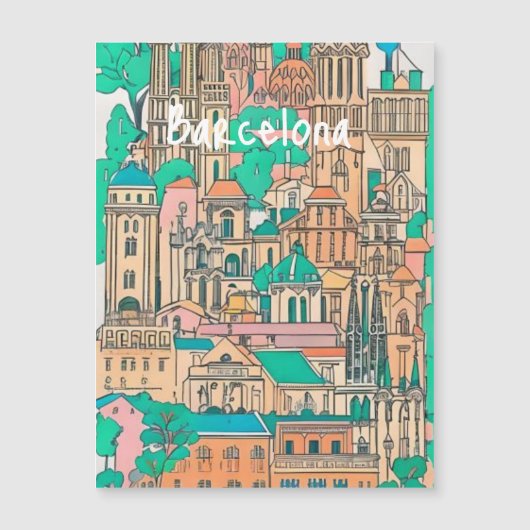 Barcelona Spanje (Voorkant)