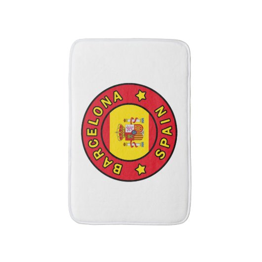 Barcelona Spanje Badmat (Voorkant Verticaal)