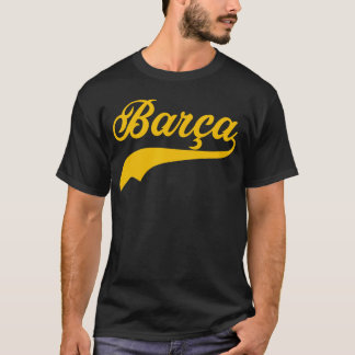 Barcelona Spanje Barca Vintage Sportstijl vriend T-shirt