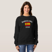 Barcelona Spanje Barcelona Spanje Trui (Voorkant volledig)