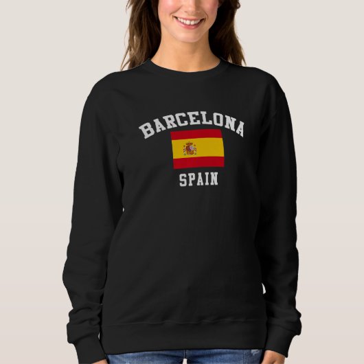 Barcelona Spanje Barcelona Spanje Trui (Voorkant)