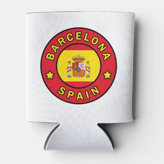 Barcelona Spanje Blikjeskoeler (Voorkant)