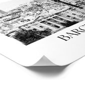 Barcelona Spanje Boog Fotoprint Poster (Hoek)