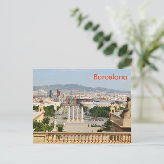 Barcelona, Spanje Briefkaart (Staand voorkant)