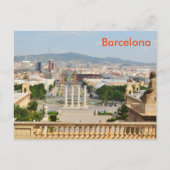 Barcelona, Spanje Briefkaart (Voorkant)
