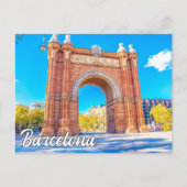 Barcelona, Spanje Briefkaart (Voorkant)