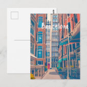 Barcelona Spanje Briefkaart (Voorkant / Achterkant)