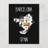 Barcelona, Spanje Briefkaart (Voorkant)