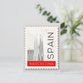 Barcelona Spanje Briefkaart (Staand voorkant)