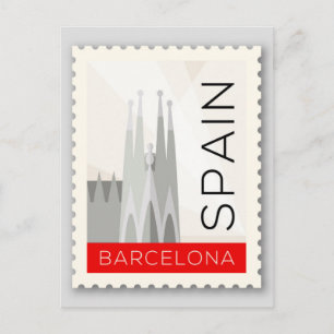 Barcelona Spanje Briefkaart
