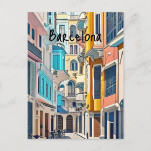 Barcelona Spanje Briefkaart