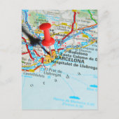Barcelona, Spanje Briefkaart (Voorkant)