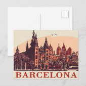 Barcelona Spanje Briefkaart (Voorkant / Achterkant)