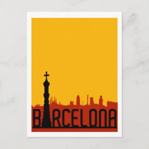 Barcelona, Spanje Briefkaart