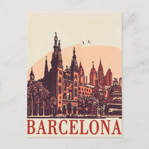  Barcelona Spanje Briefkaart