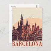  Barcelona Spanje Briefkaart (Voorkant / Achterkant)